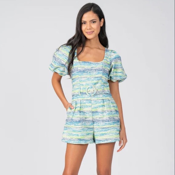 Lavender Brown Madison Romper - Picture 3 of 5